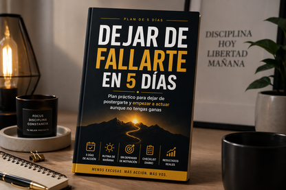Plan de 5 días para dejar de fallarte